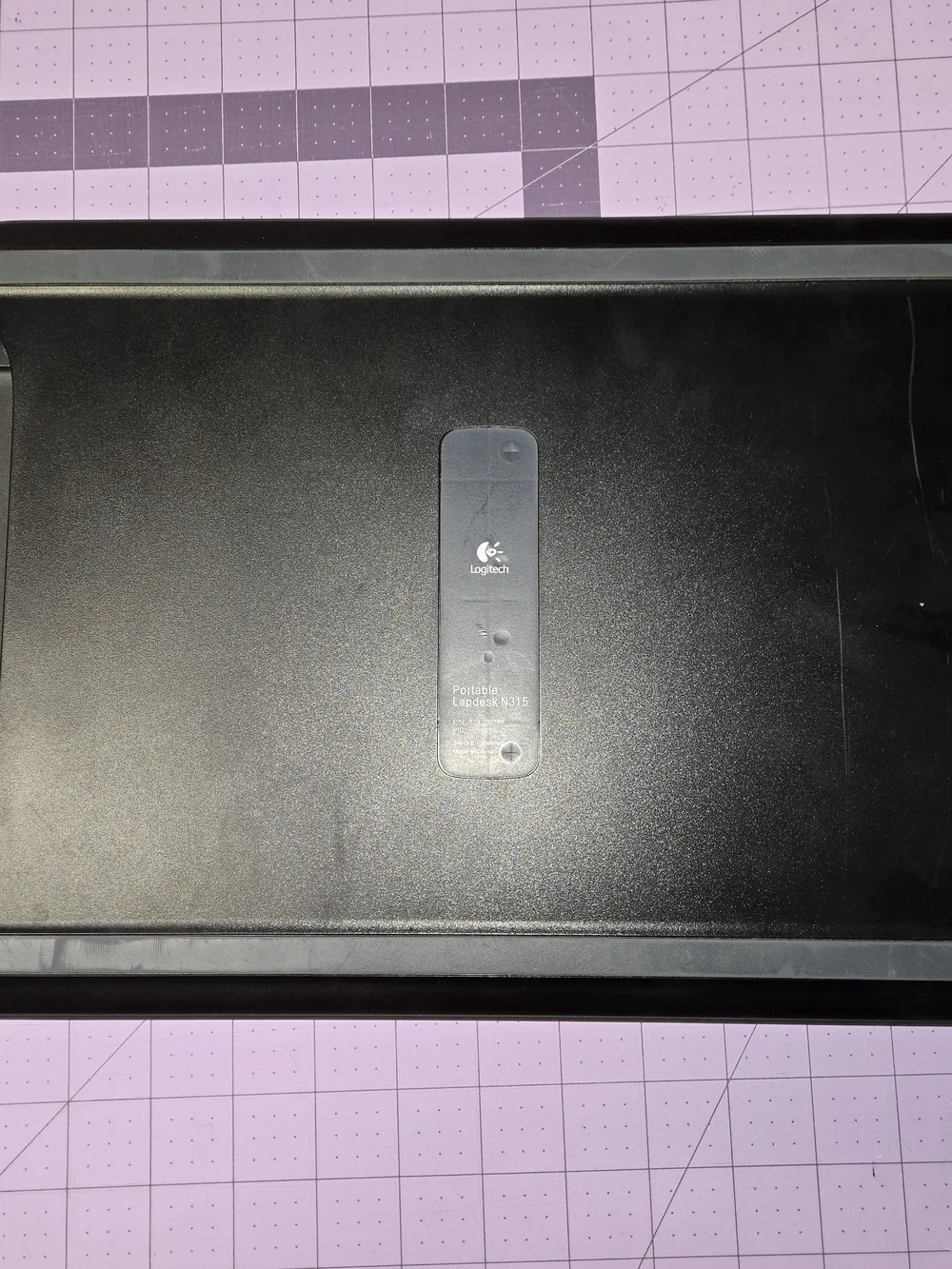 Logitech N315 Portable Laptop Lap Desk w/ Slide-Out Mouse Pad Tray